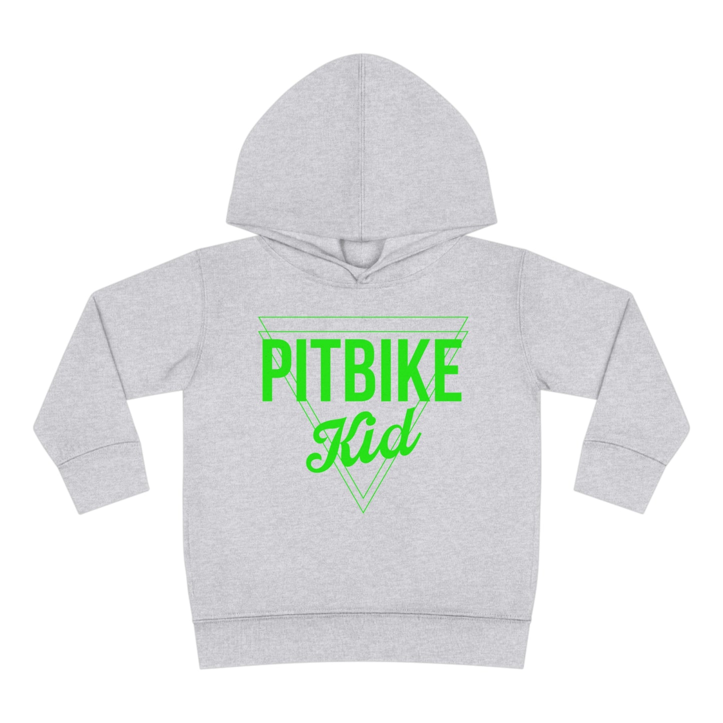 Pit Bike Kid Green -Toddler Hooded Sweatshirt