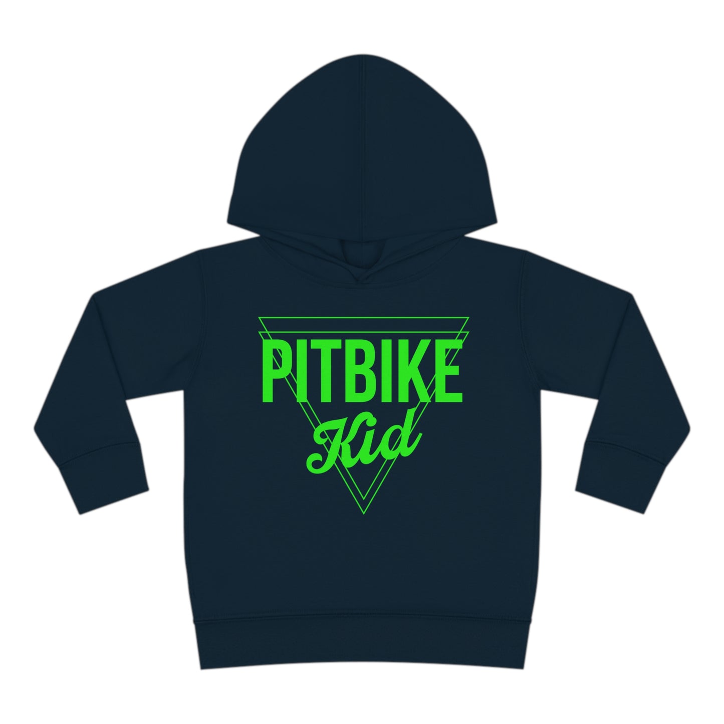 Pit Bike Kid Green -Toddler Hooded Sweatshirt