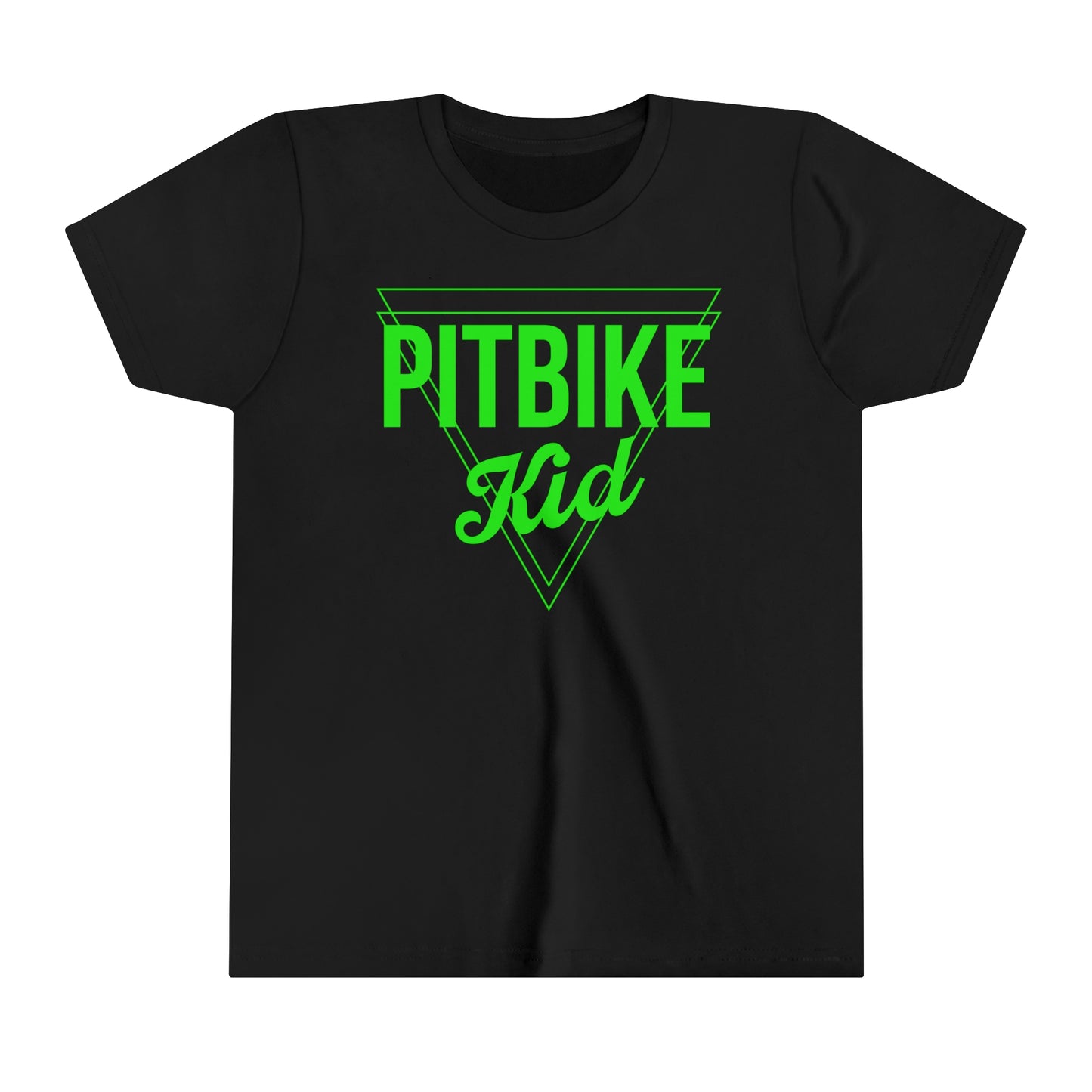Pit Bike Kid Green -Youth T-Shirt