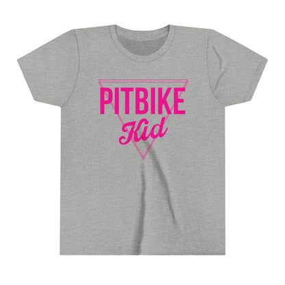 Pit Bike Kid Pink -Youth T-Shirt