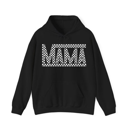 Checkered Mama- Adult Hooded Sweatshirt