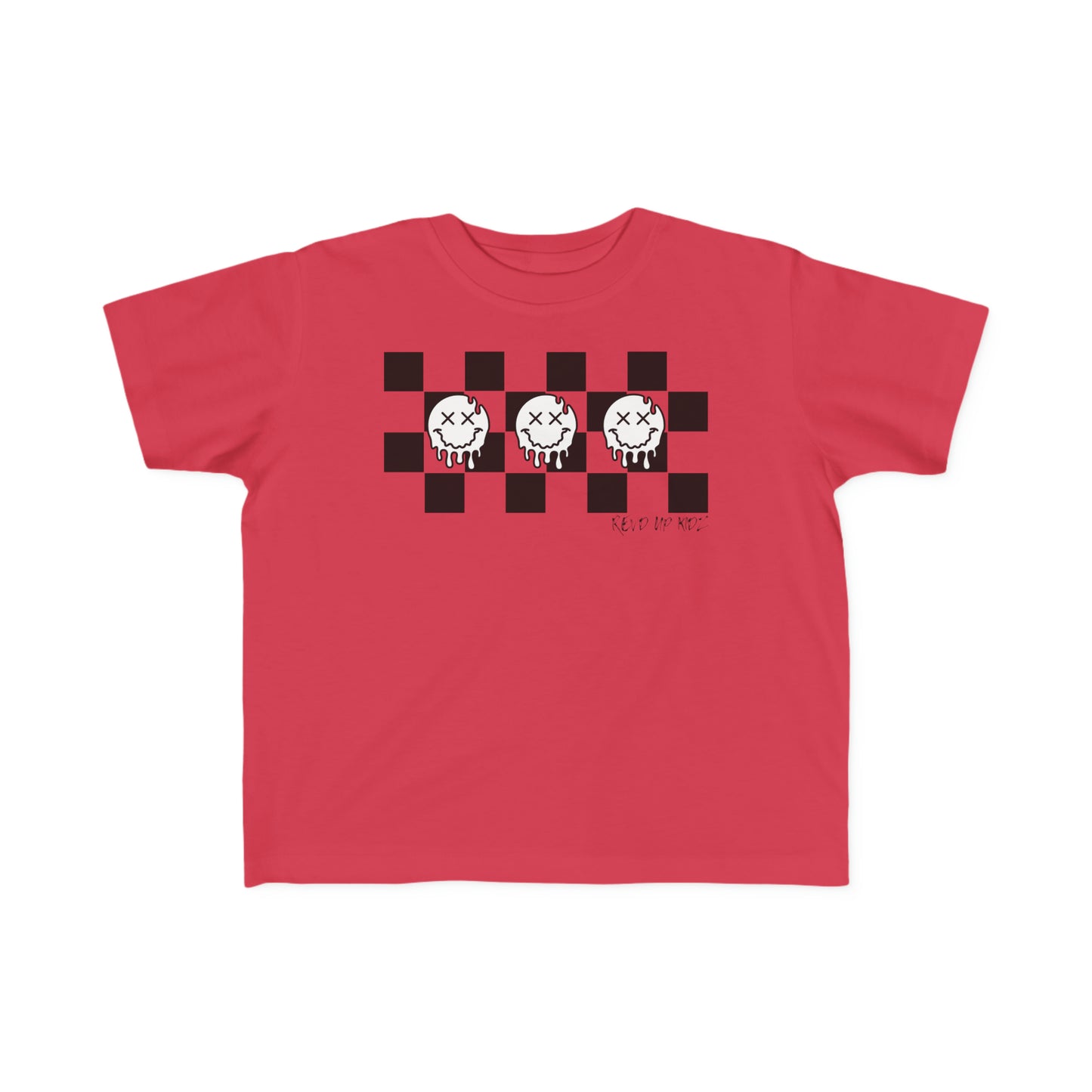Checkered Smiley's- Toddler's T-Shirt