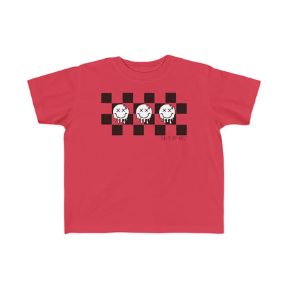 Checkered Smiley's- Toddler's T-Shirt