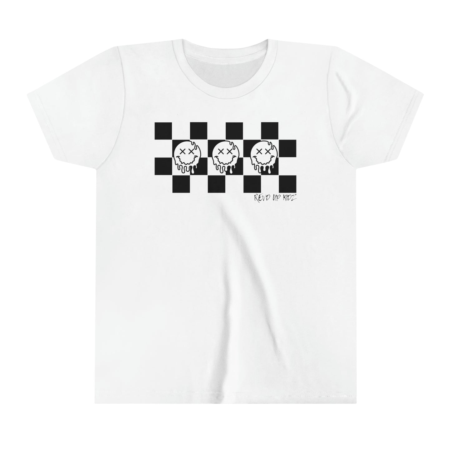 Checkered Smiley's- Youth T-Shirt