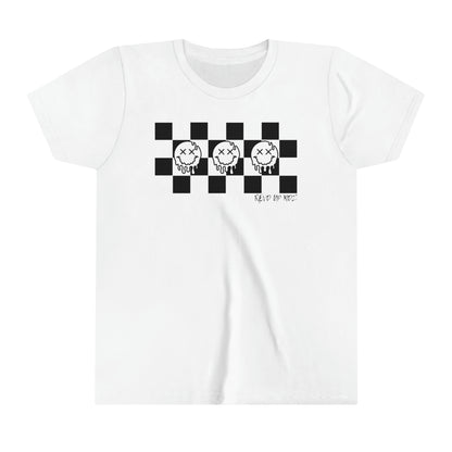 Checkered Smiley's- Youth T-Shirt