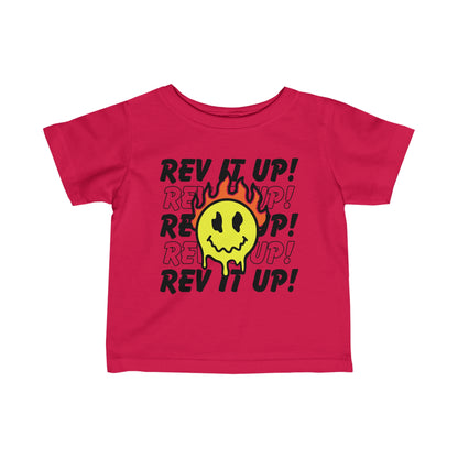 Rev It Up Flame Smiley - Infant T-Shirt