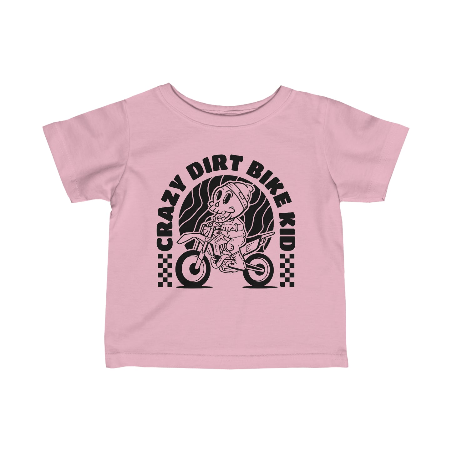 Crazy Dirt Bike Kid- Infant T-Shirt