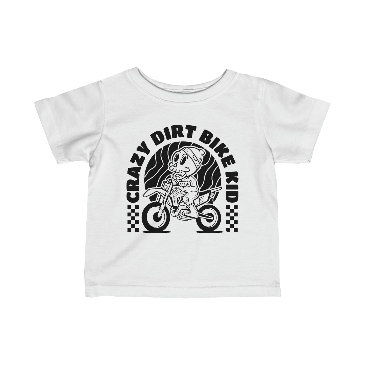 Crazy Dirt Bike Kid- Infant T-Shirt