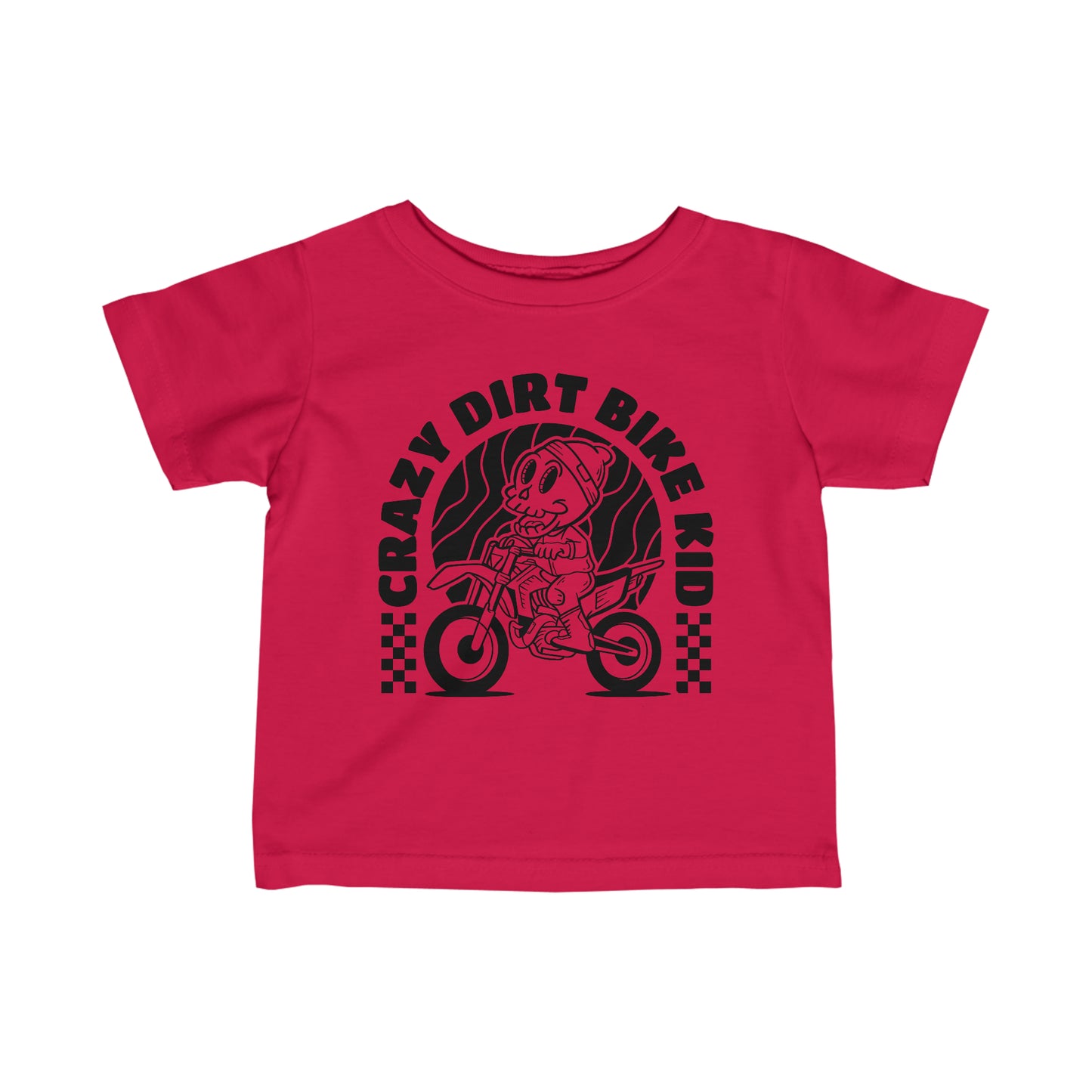 Crazy Dirt Bike Kid- Infant T-Shirt