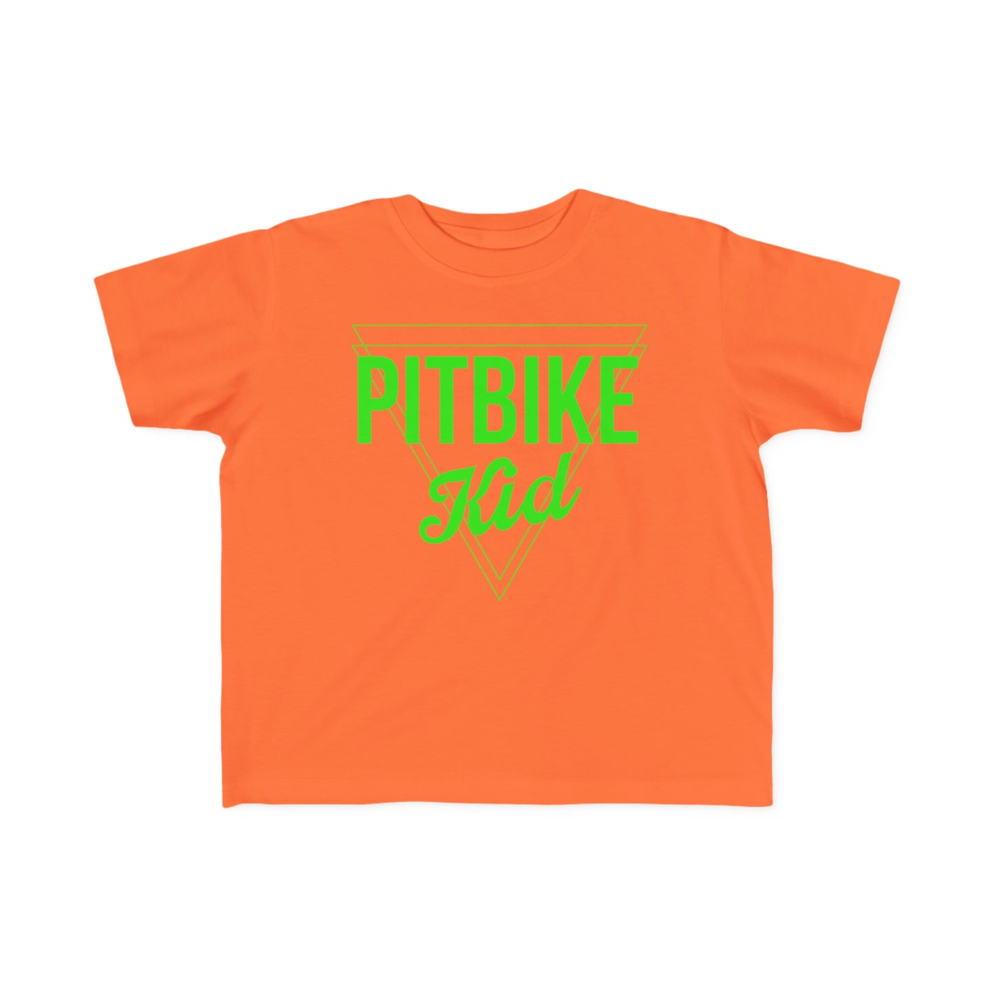 Pit Bike Kid Green -Toddler's T-Shirt