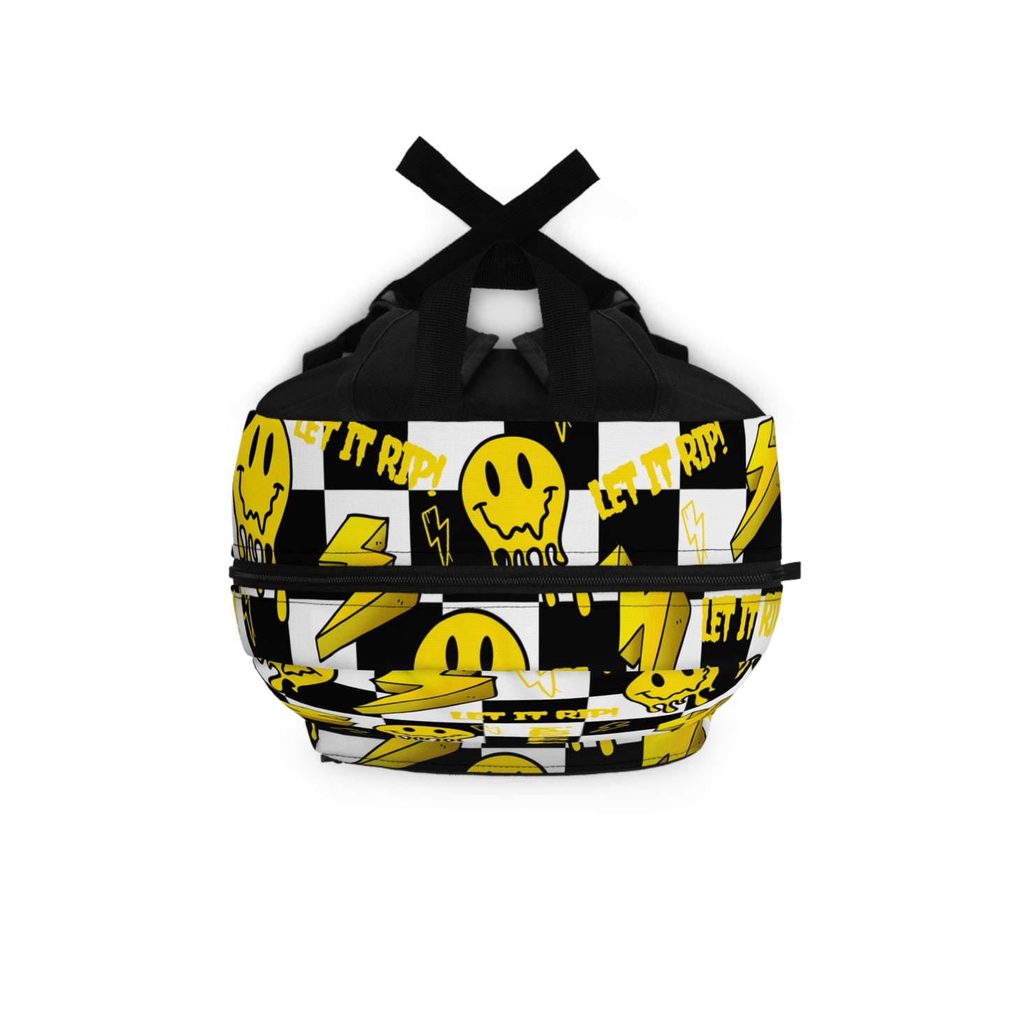 Let It Rip Checkered Black & Yellow - Backpack