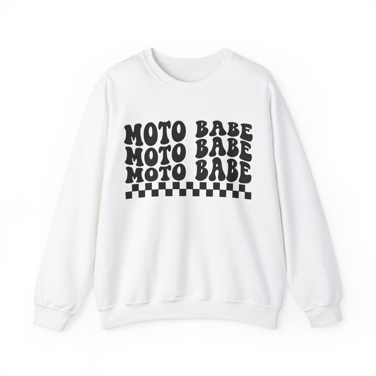 Moto Babe- Adult Crewneck Sweatshirt