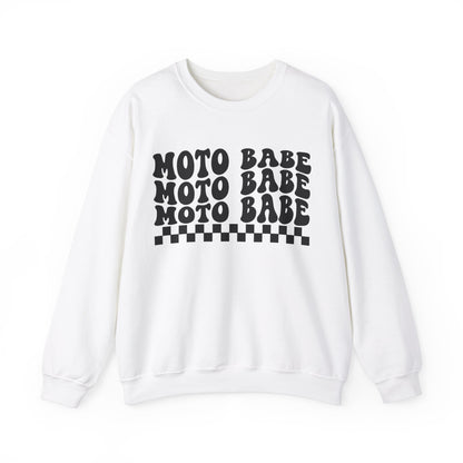 Moto Babe- Adult Crewneck Sweatshirt