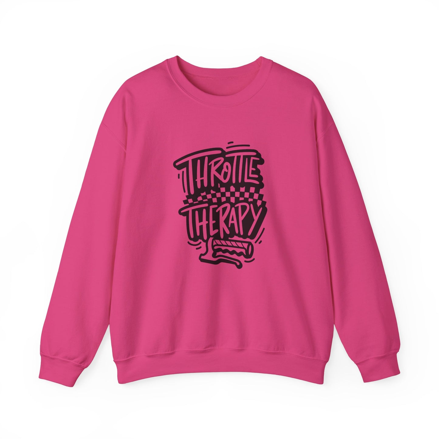 Throttle Therapy- Adult Crewneck Sweatshirt