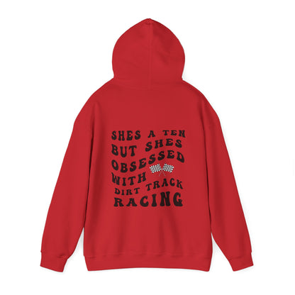Shes A Ten- Adult Hooded Sweatshirt