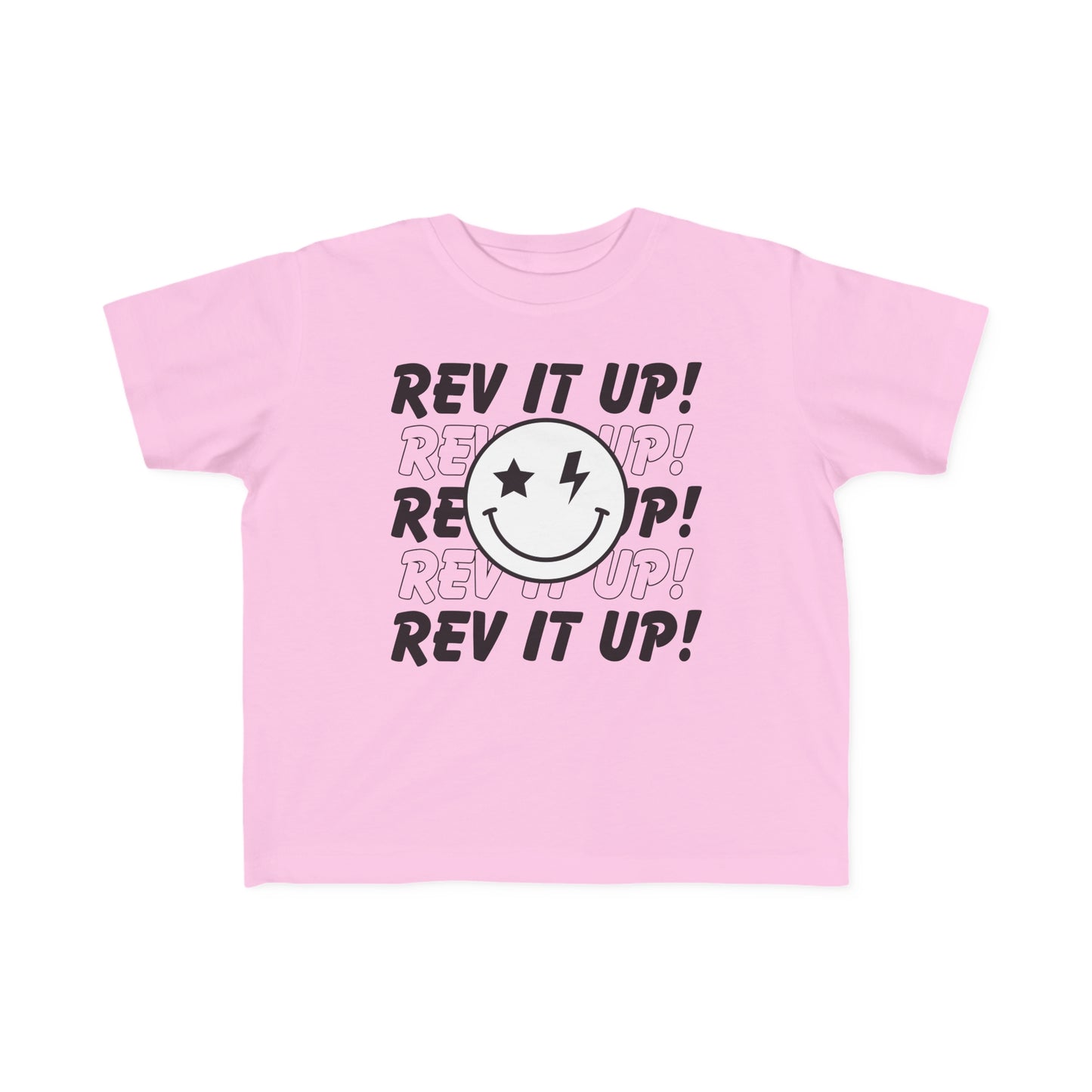 Rev It Up Smiley -Toddler's T-Shirt