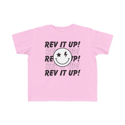 Rev It Up Smiley -Toddler's T-Shirt