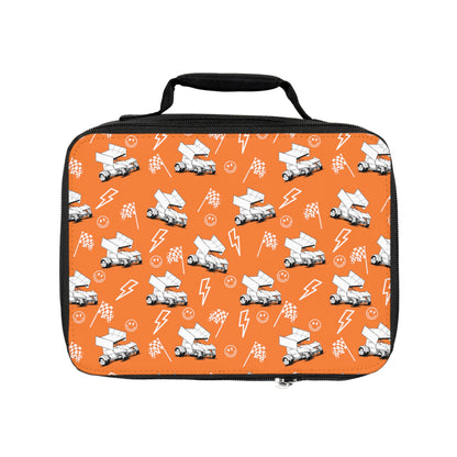 Sprint Car - Micro Racing - Lunch Bag- Crusta Orange