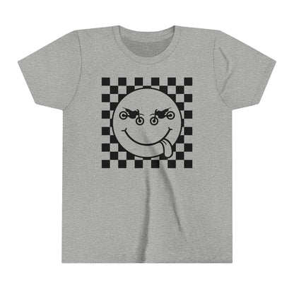 Race Flag Smile Face Youth T-Shirt
