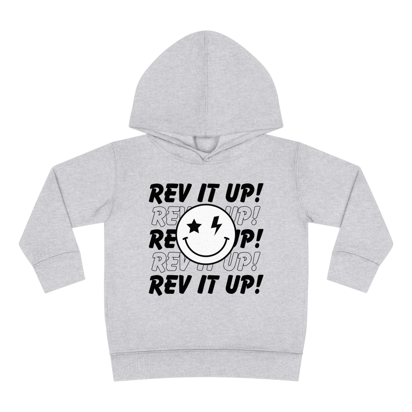 Rev It Up Smiley - Toddler Hooded Sweatshirt