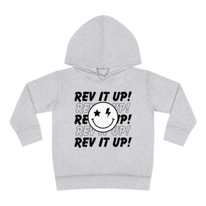 Rev It Up Smiley - Toddler Hooded Sweatshirt