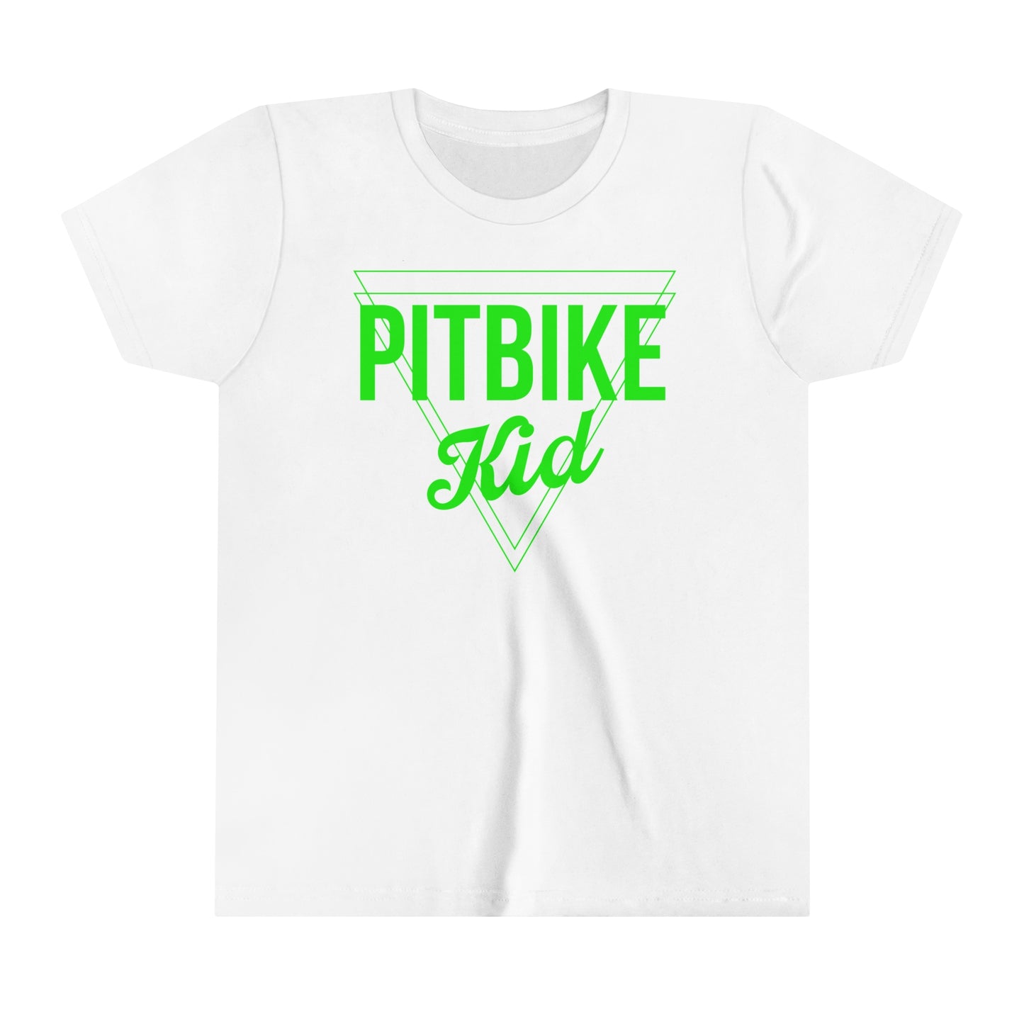 Pit Bike Kid Green -Youth T-Shirt