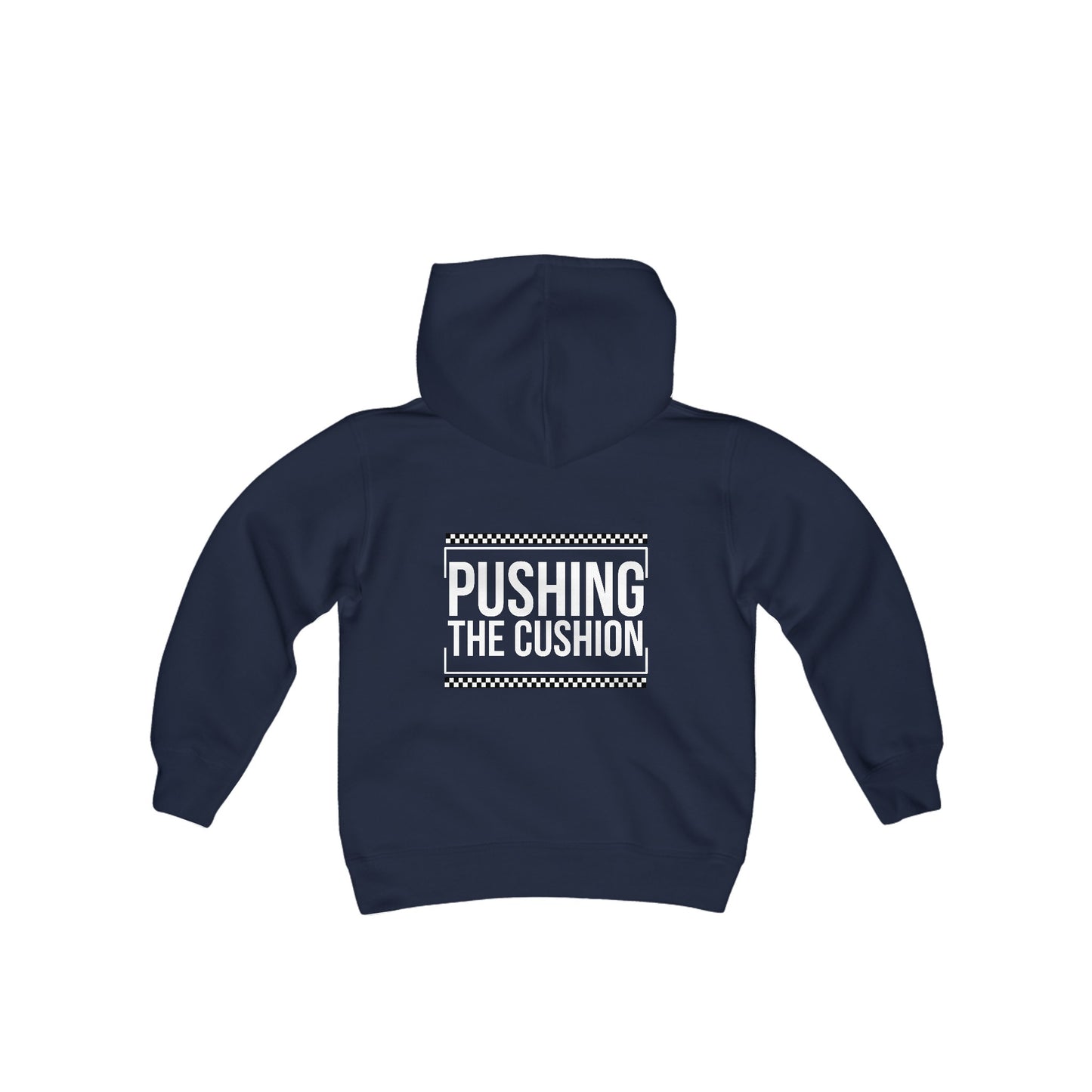Pushing The Cushion - Youth Hooded Sweatshirt