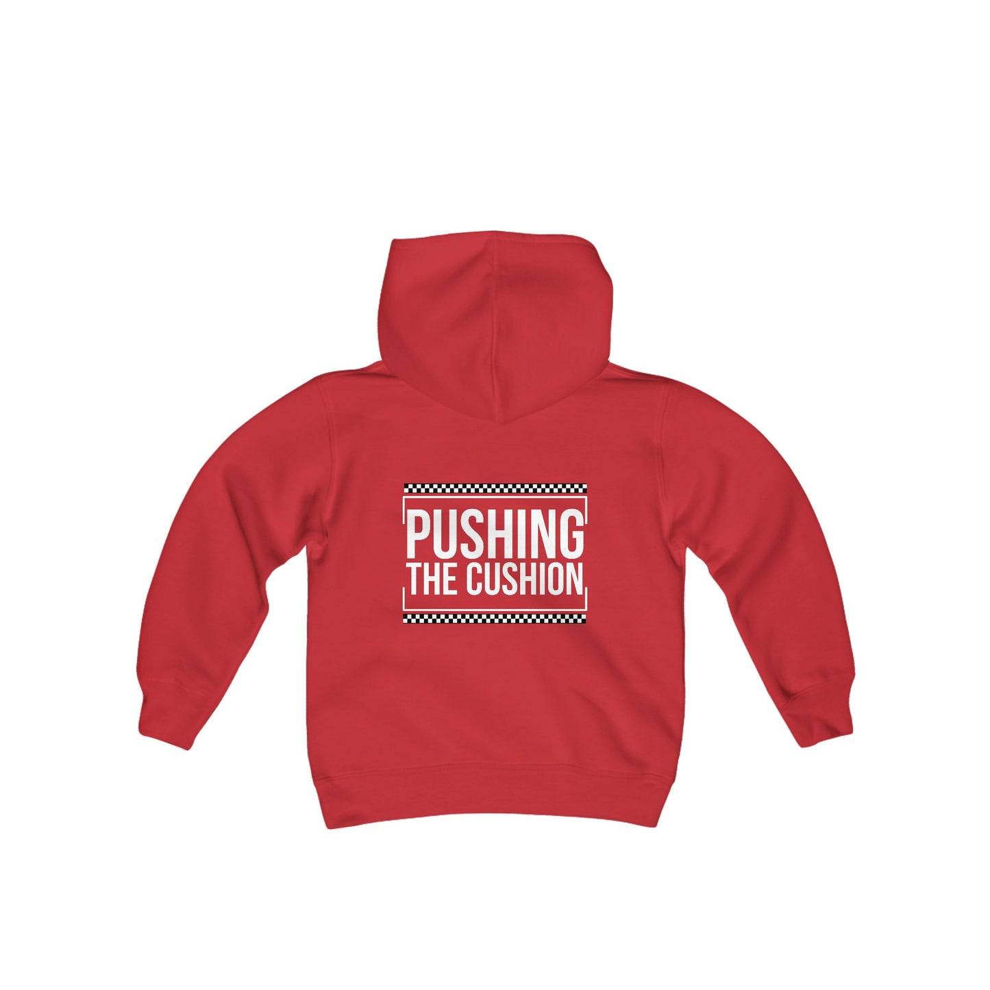 Pushing The Cushion - Youth Hooded Sweatshirt