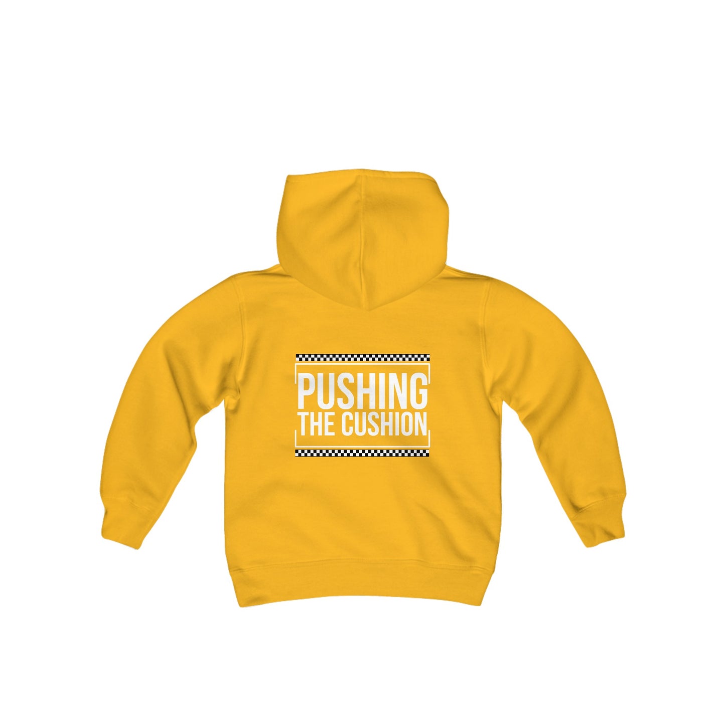 Pushing The Cushion - Youth Hooded Sweatshirt