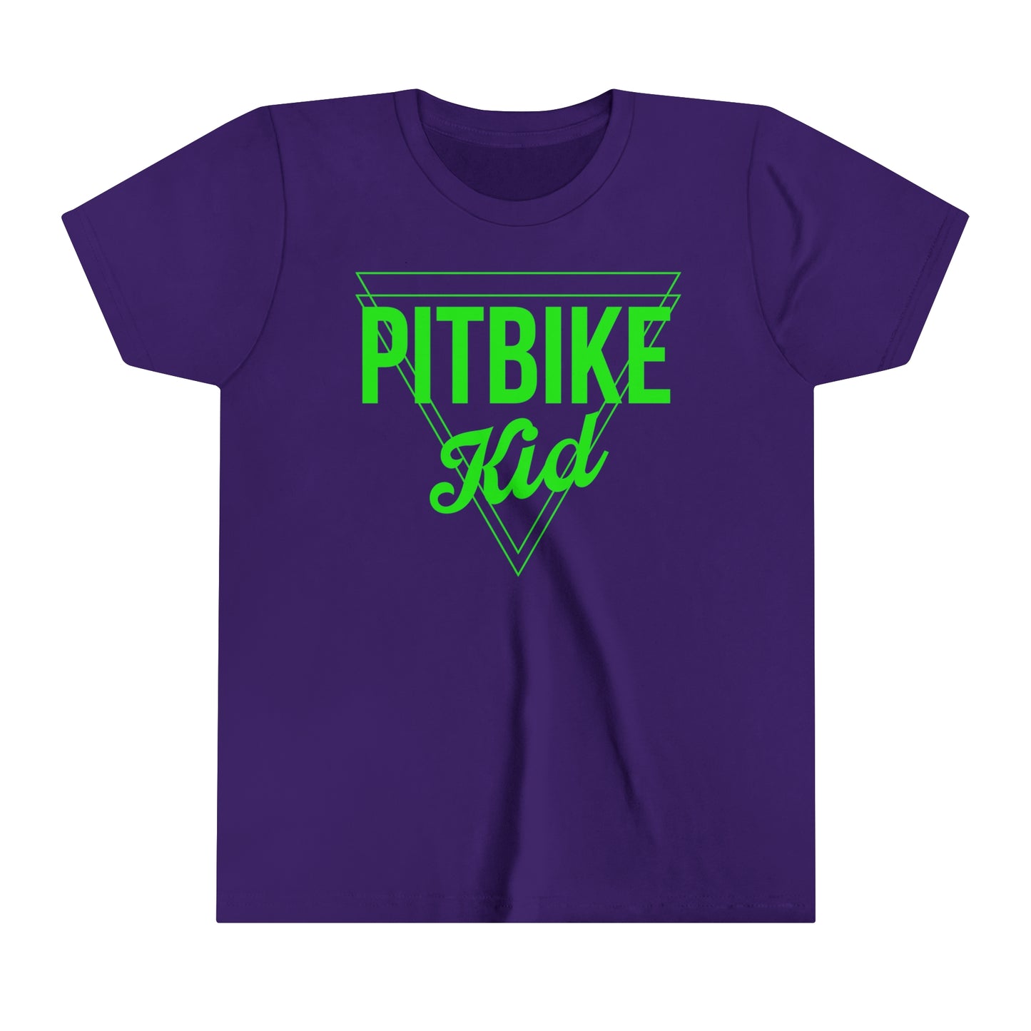 Pit Bike Kid Green -Youth T-Shirt