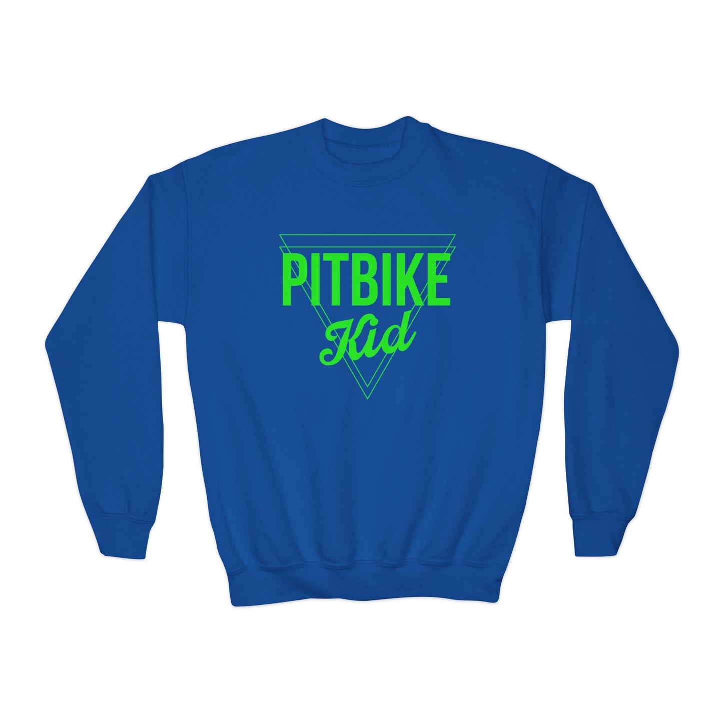 Pit Bike Kid Green - Youth Sweatshirt
