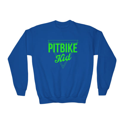 Pit Bike Kid Green - Youth Sweatshirt