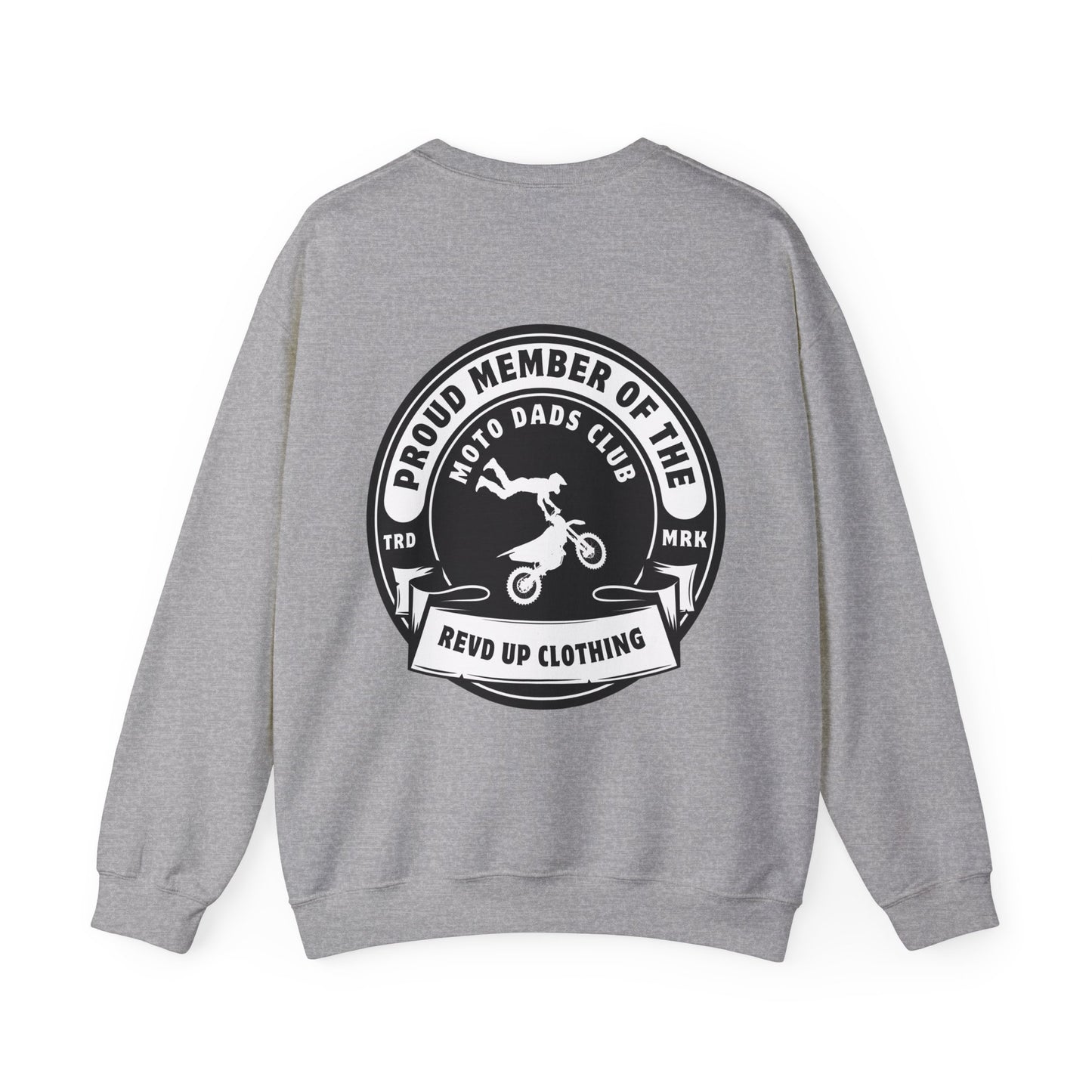 Moto Dads Club- Adult Crewneck Sweatshirt
