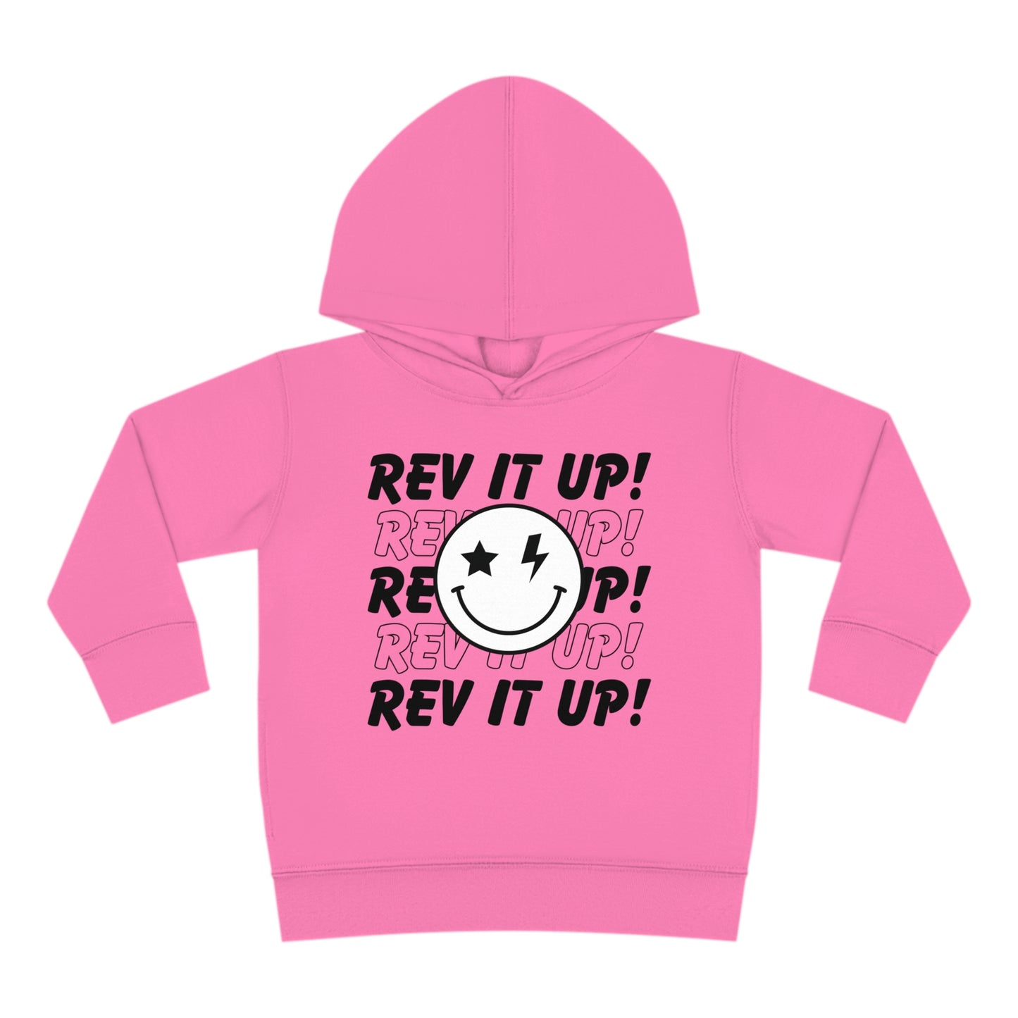 Rev It Up Smiley - Toddler Hooded Sweatshirt