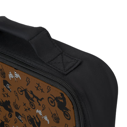 Moto Cross - Lunch Bag - Brown