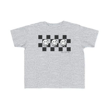 Checkered Smiley's- Toddler's T-Shirt