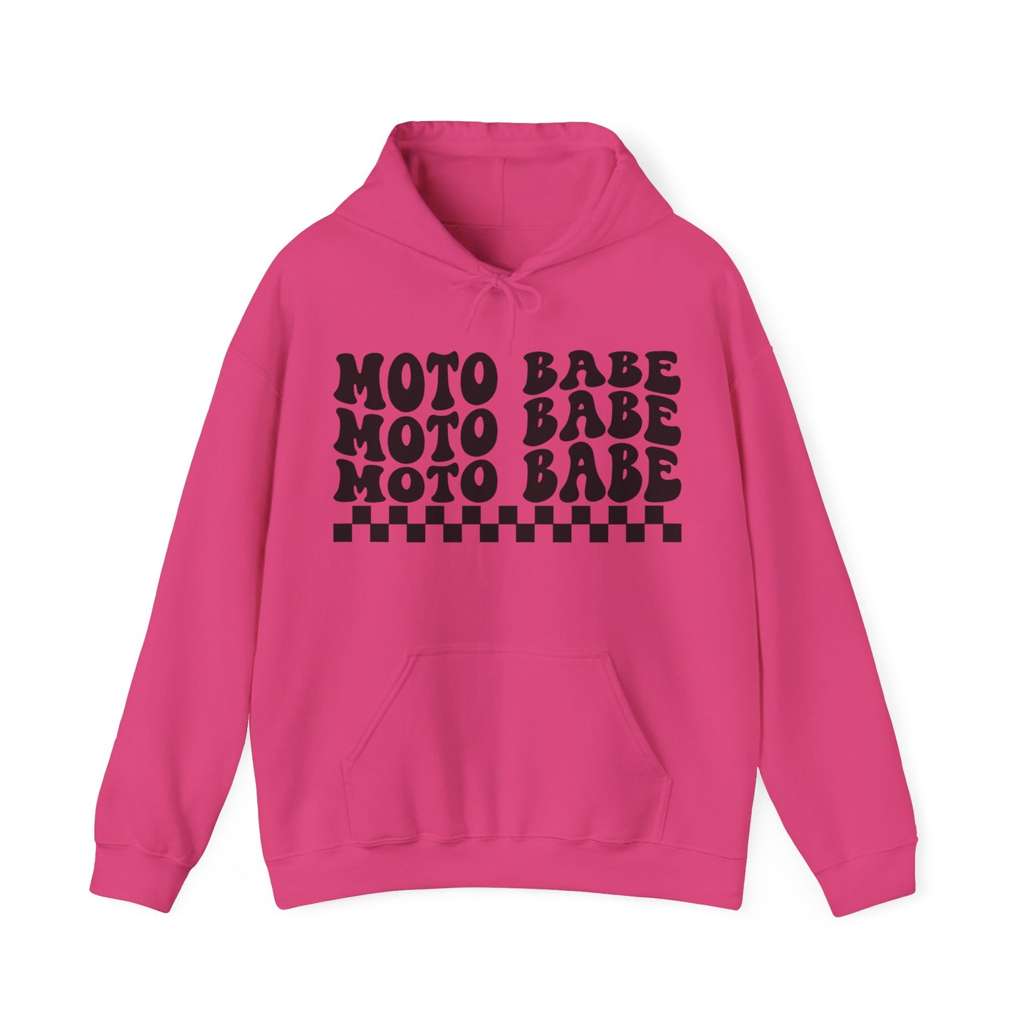 Moto Babe- Adult Hooded Sweatshirt