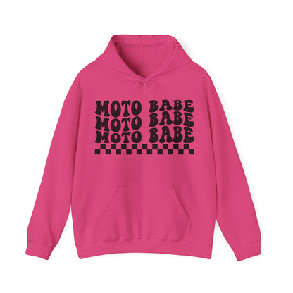 Moto Babe- Adult Hooded Sweatshirt