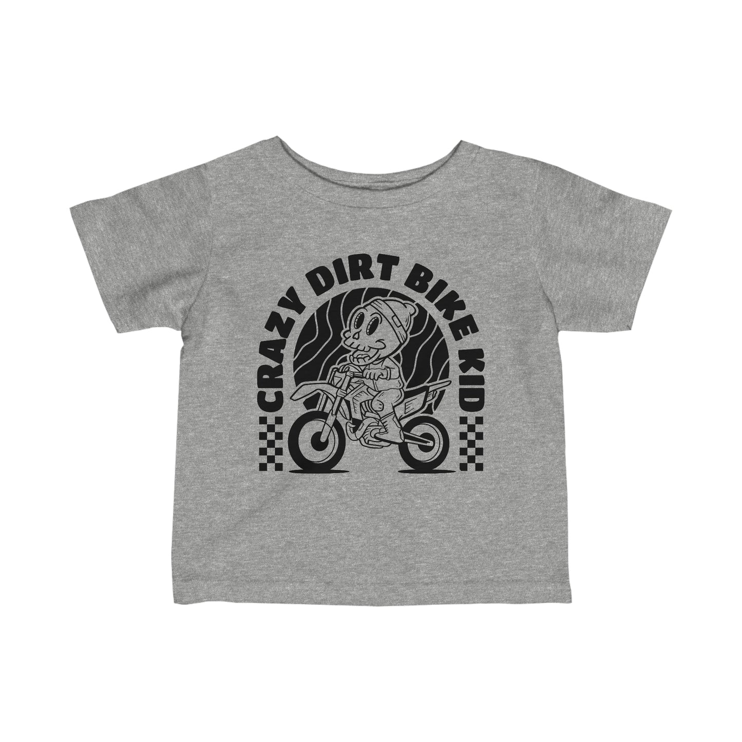 Crazy Dirt Bike Kid- Infant T-Shirt
