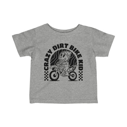Crazy Dirt Bike Kid- Infant T-Shirt
