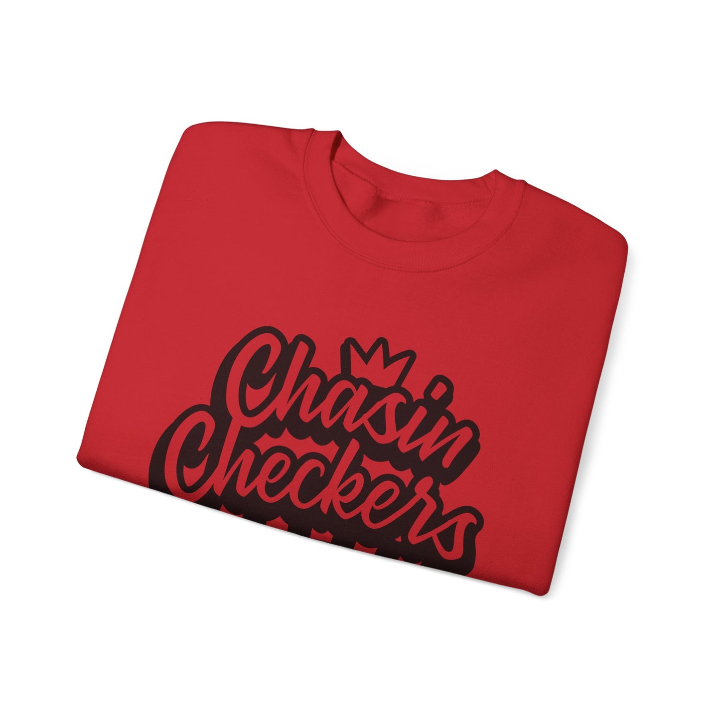 Chasin Checkers- Adult Crew Sweatshirt