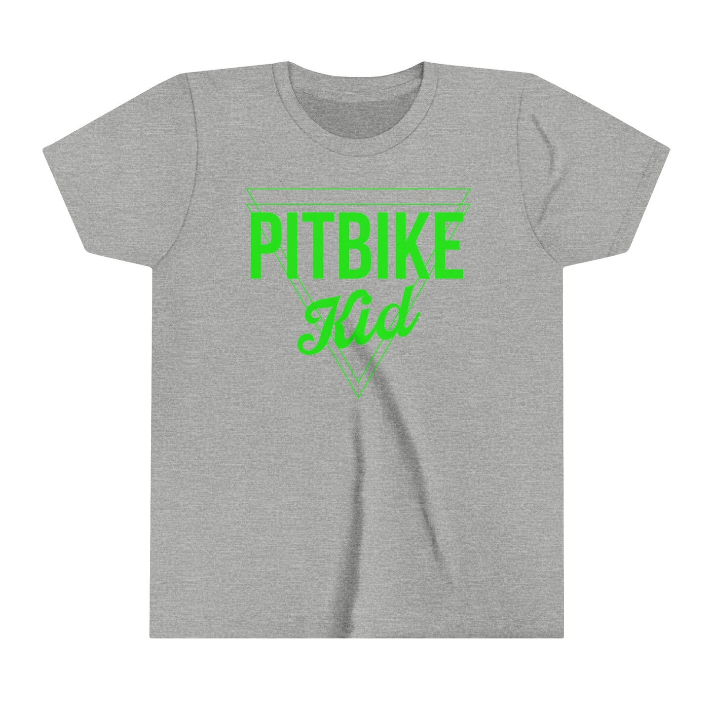 Pit Bike Kid Green -Youth T-Shirt