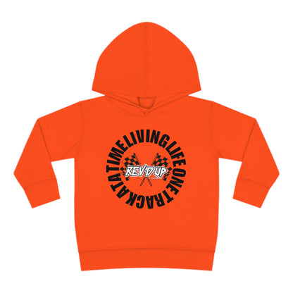 Living Life One Track At A Time Black Rev'd Up Clothing - Toddler Hooded Sweatshirt