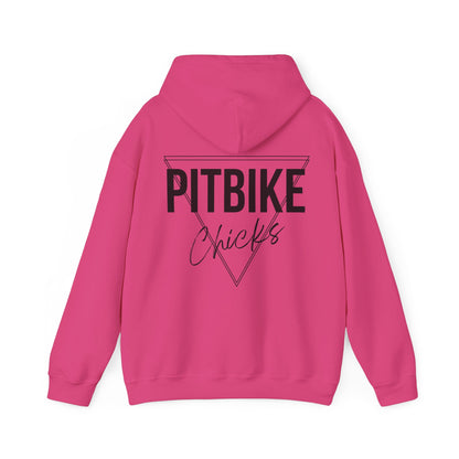 Pit Bike Chicks- Adult Hooded Sweatshirt