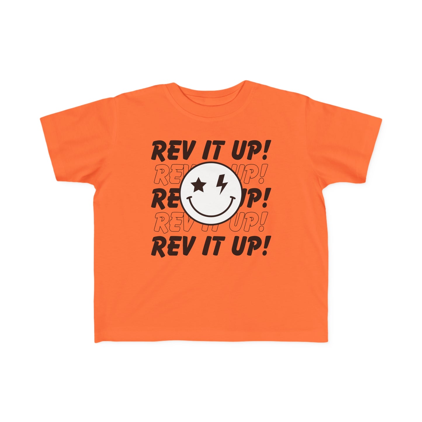 Rev It Up Smiley -Toddler's T-Shirt