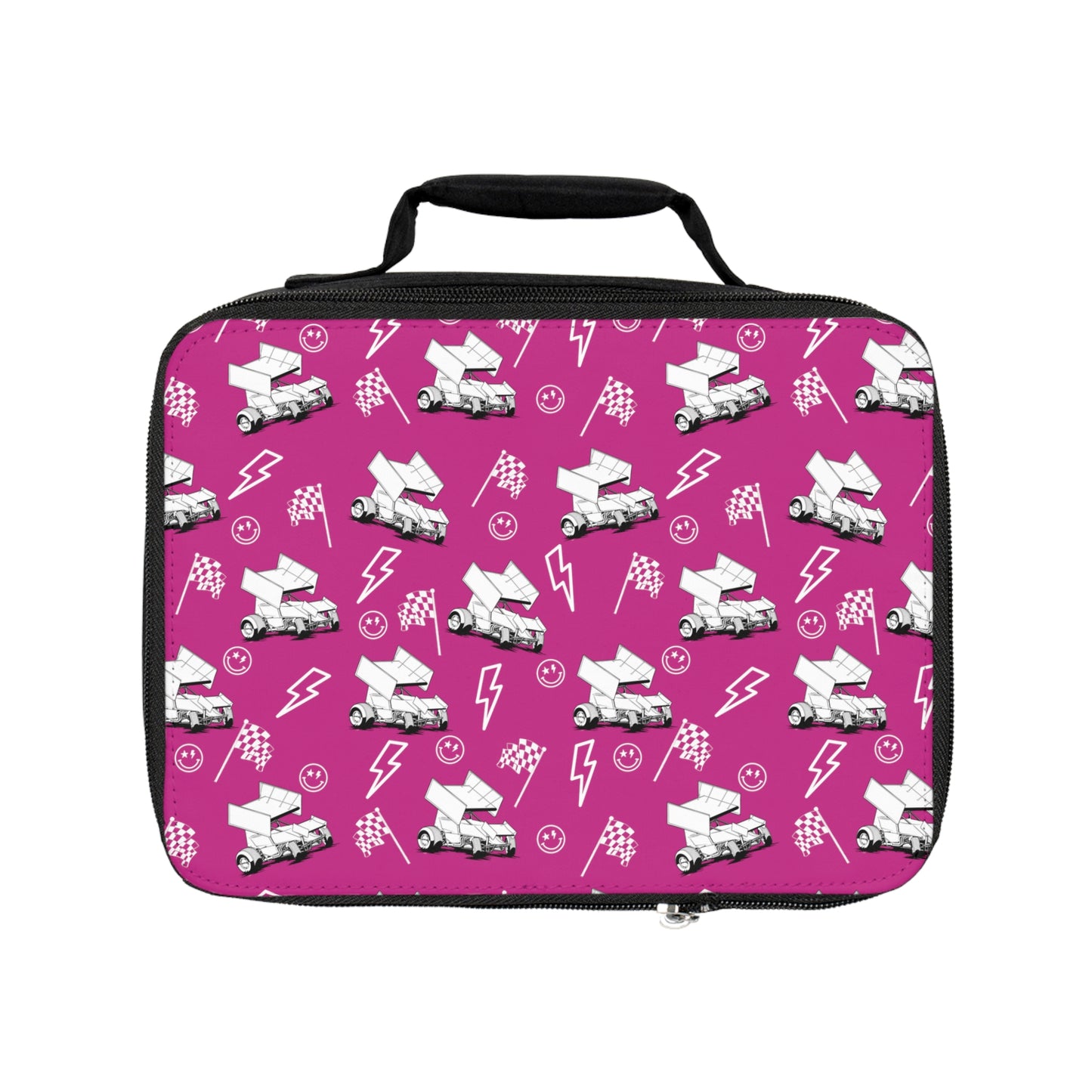 Sprint Car - Micro Racing - Lunch Bag- Pink