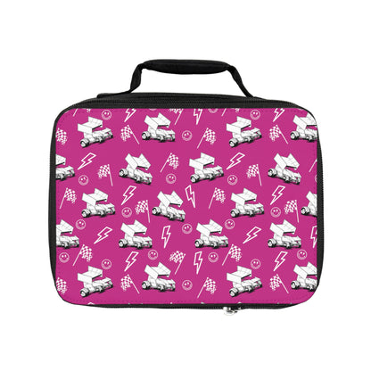 Sprint Car - Micro Racing - Lunch Bag- Pink