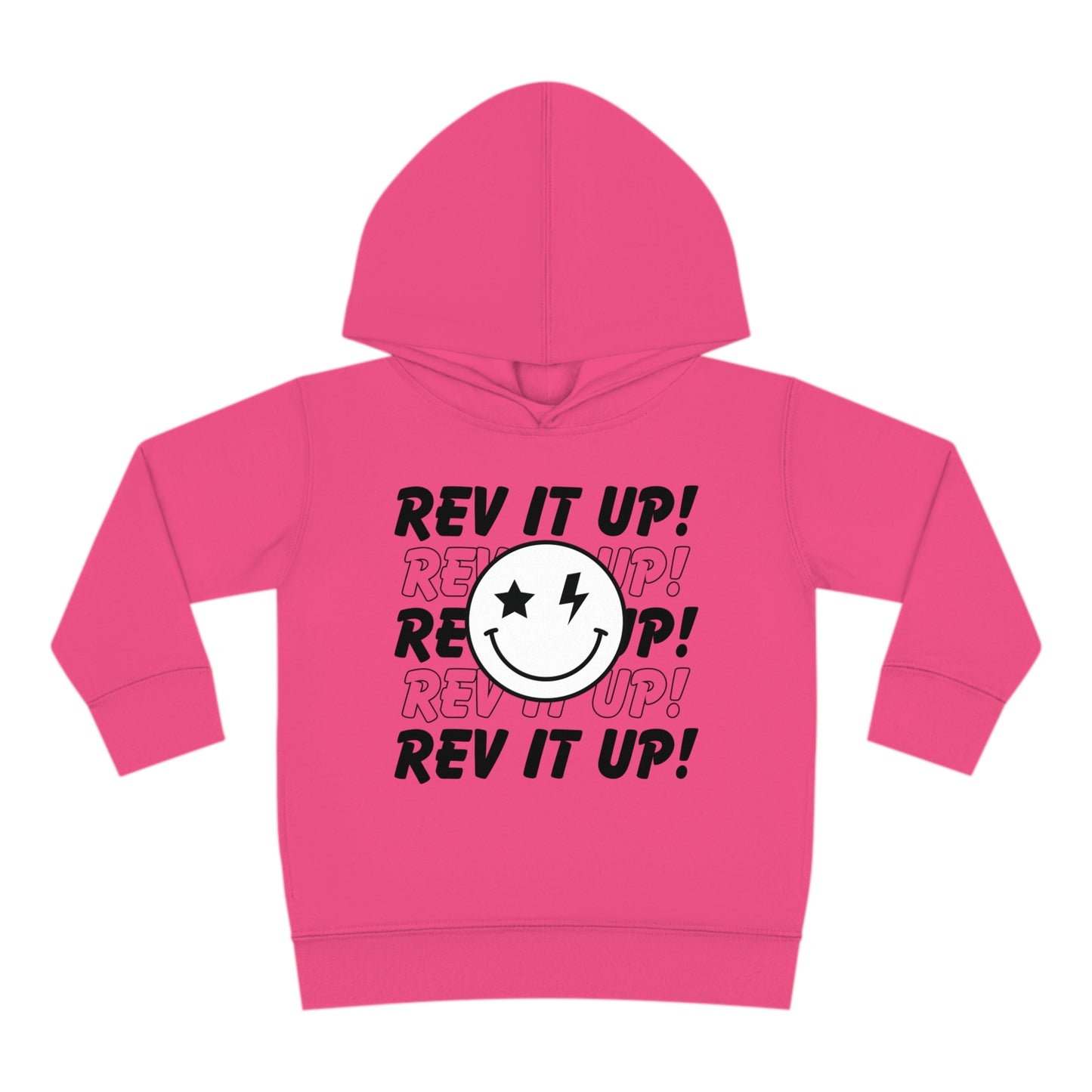 Rev It Up Smiley - Toddler Hooded Sweatshirt
