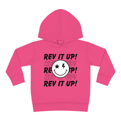 Rev It Up Smiley - Toddler Hooded Sweatshirt