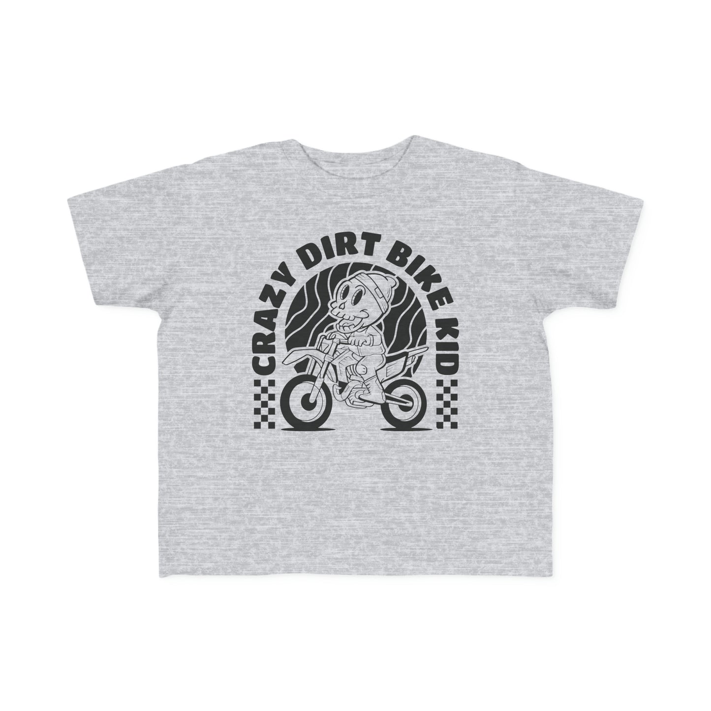 Crazy Dirt Bike Kid- Toddler T-Shirt